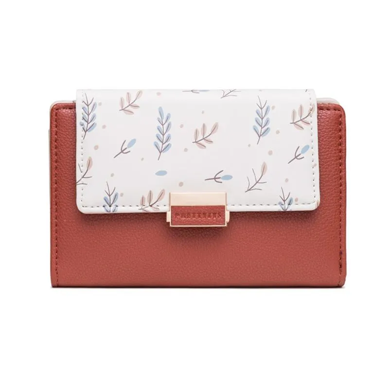 Mid-length Floral Wallet
