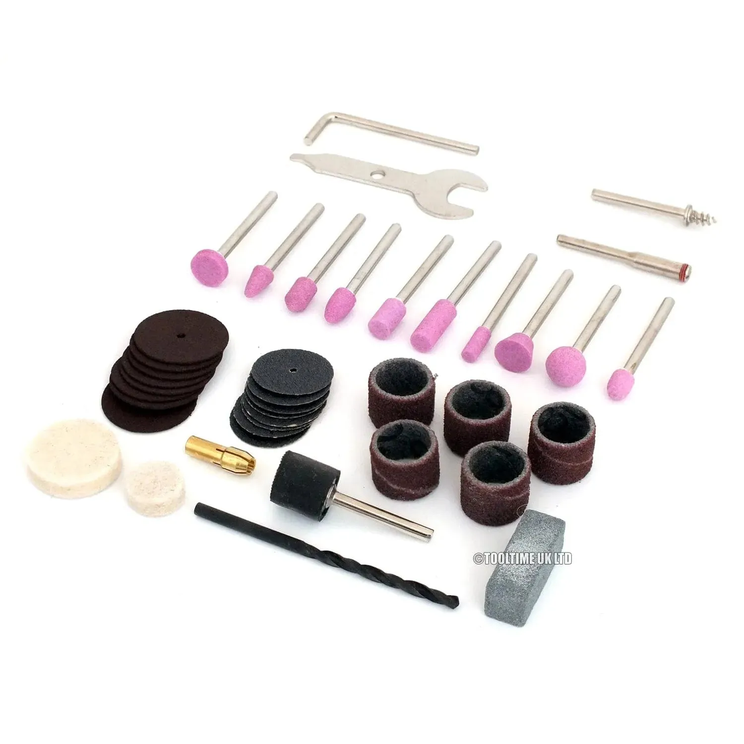 Mini Rotary Drill Combi Multi Tool Kit   40Pc Accessories Flexible Shaft   Stand