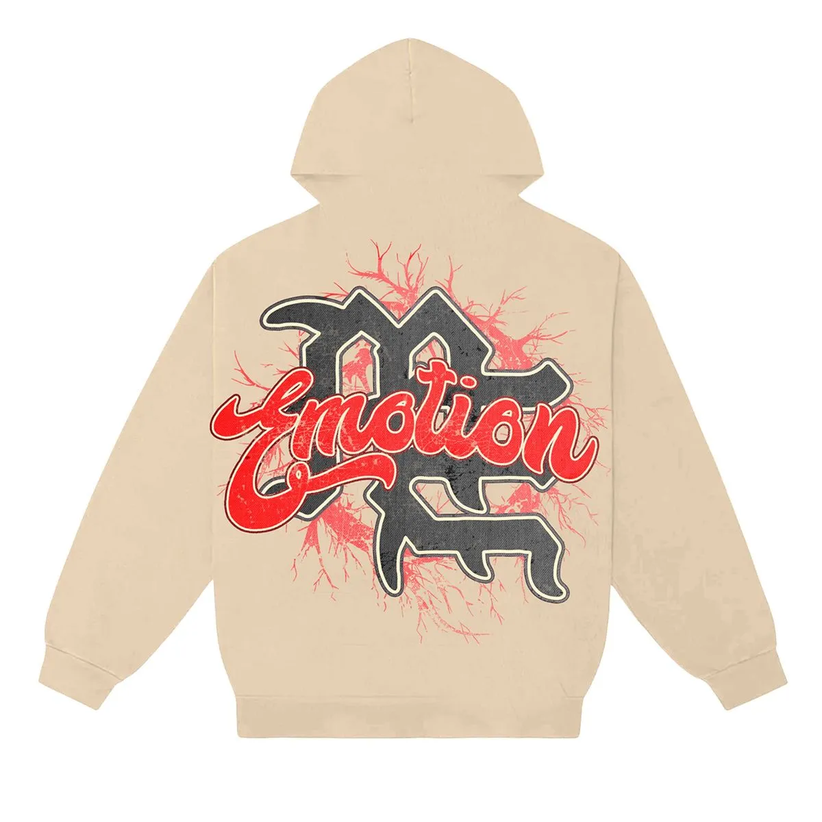 Mixed Emotion 'Blinded' Cream Hoodie