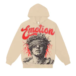 Mixed Emotion 'Blinded' Cream Hoodie