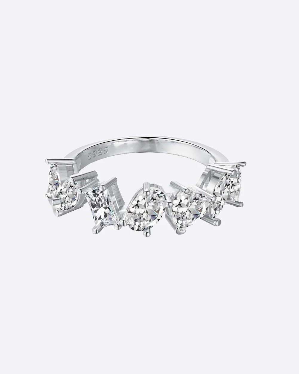 MIXED GEMS RING.