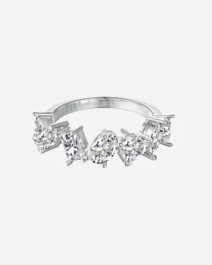 MIXED GEMS RING.