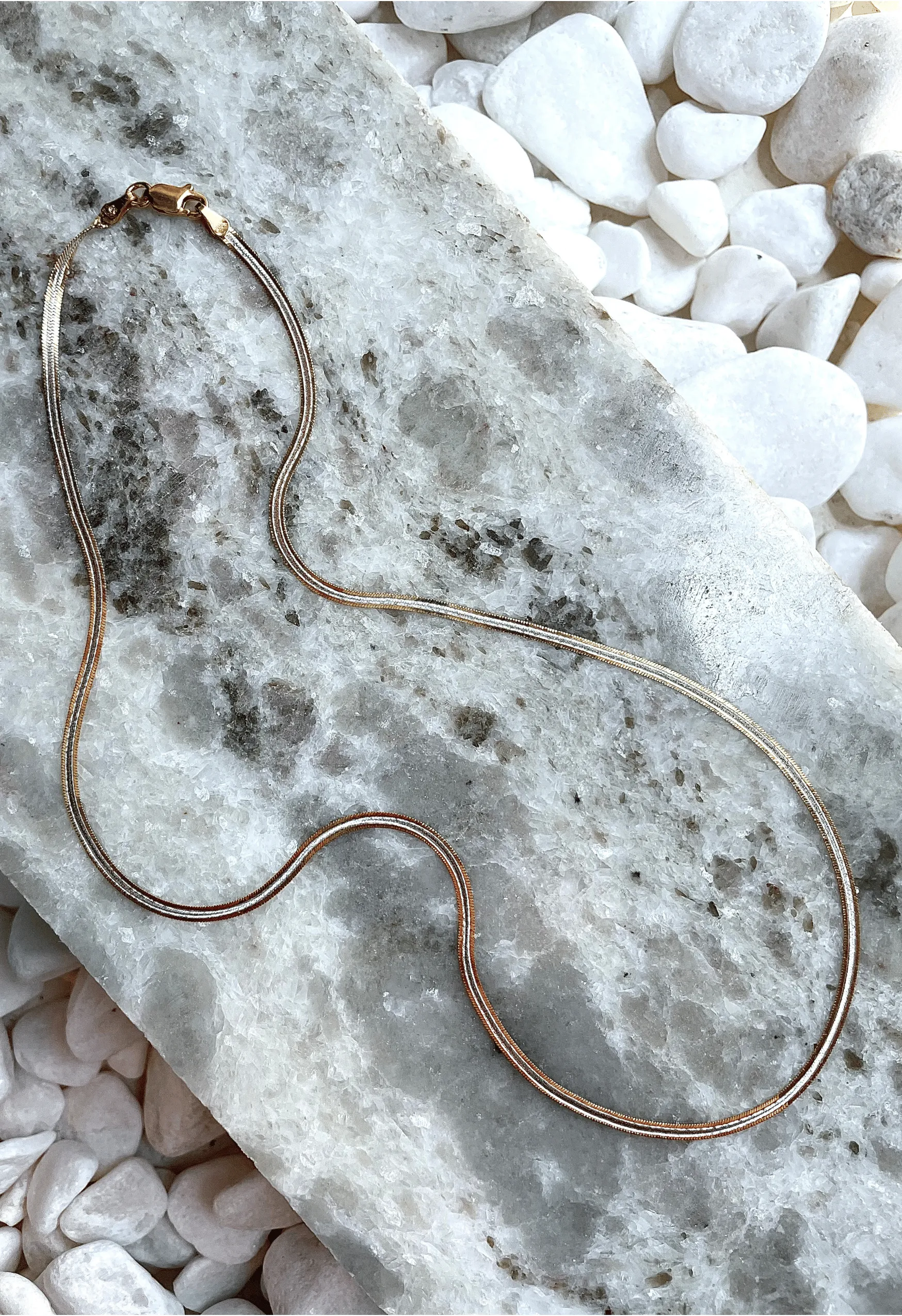 Mixed Metal Snake Chain