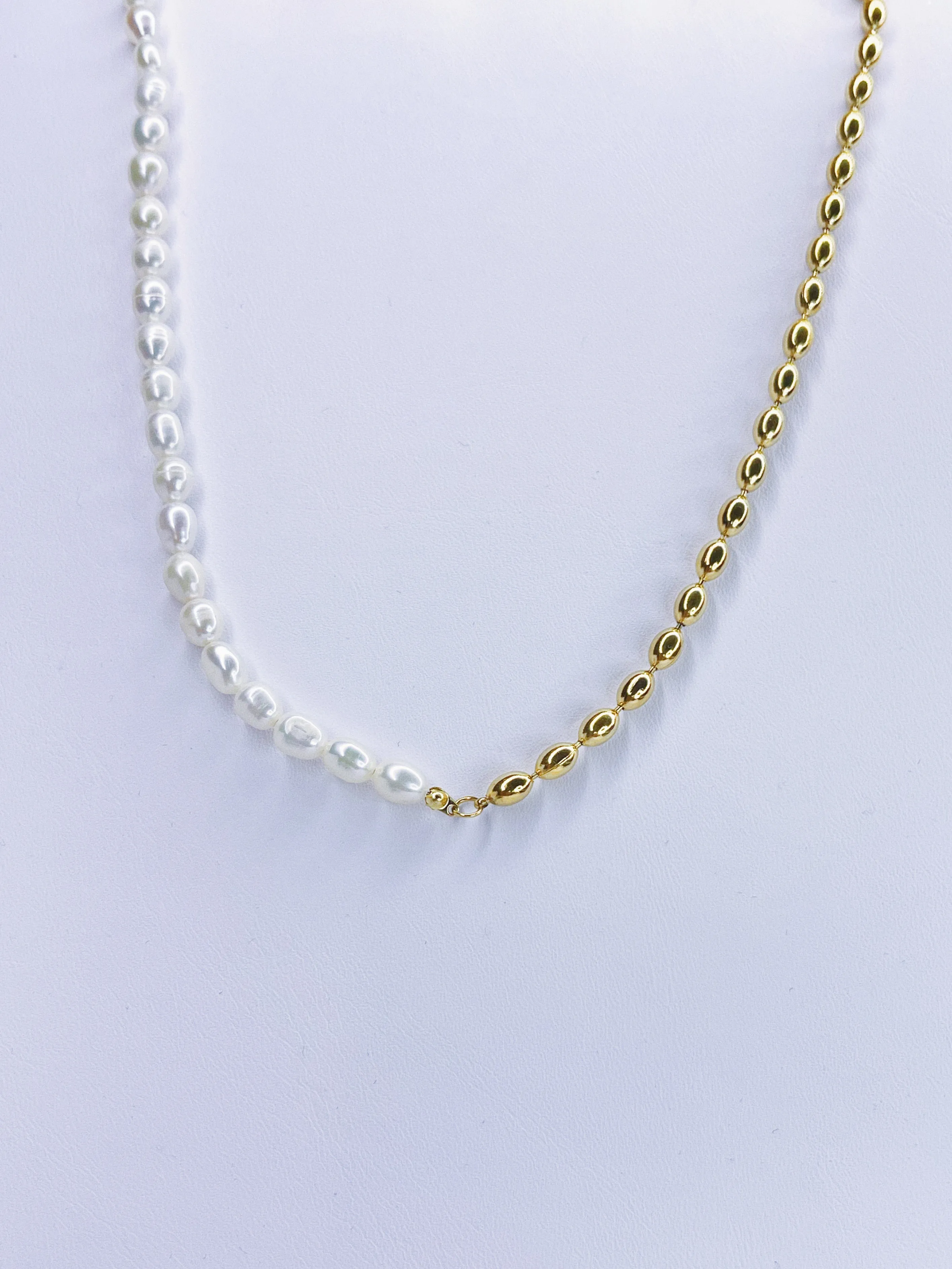 Mixed Pearl Beaded Necklace
