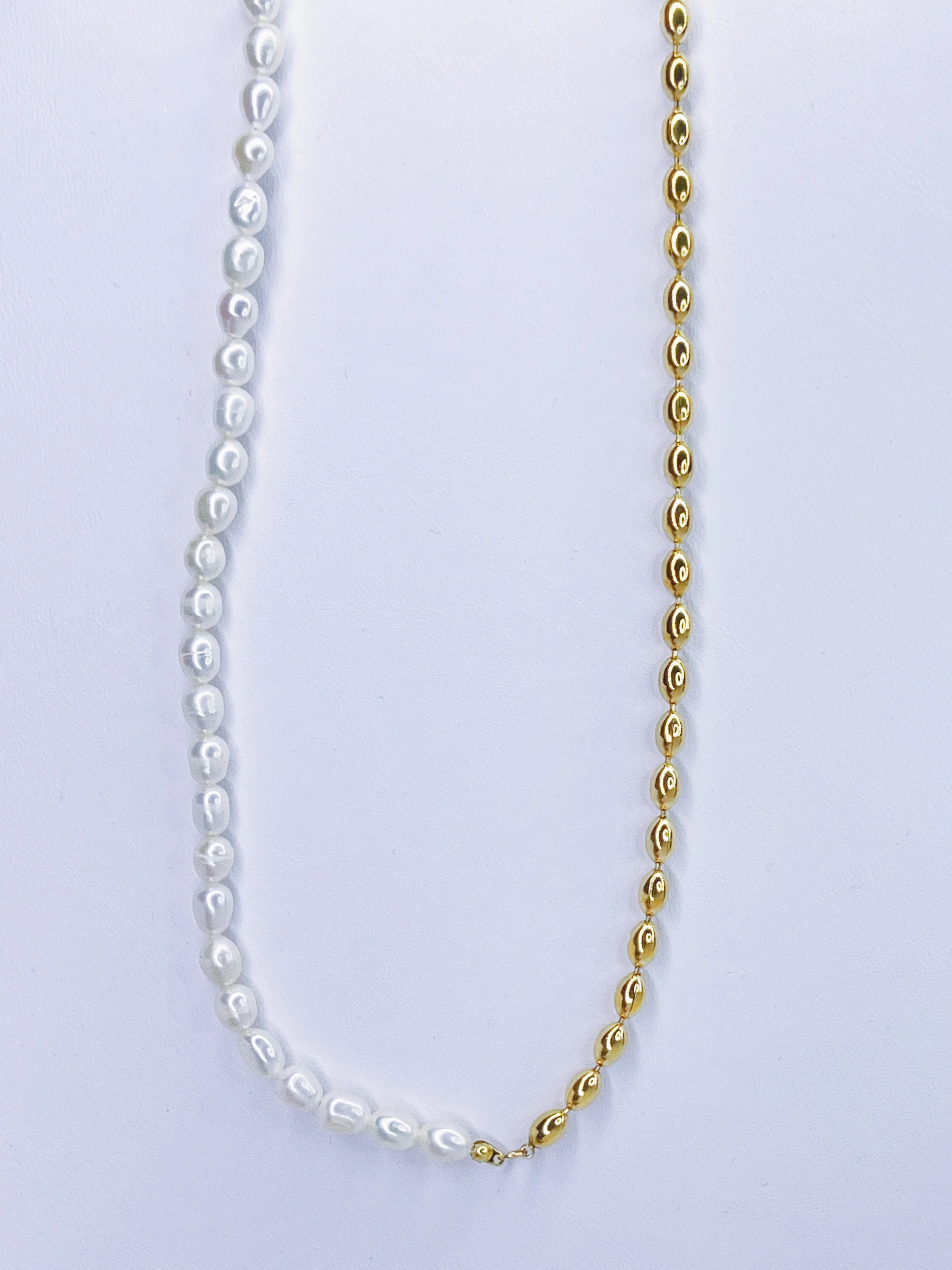 Mixed Pearl Beaded Necklace