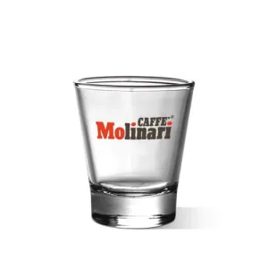 Molinari 6x 60ml Caffeino Espresso Tempered Glasses