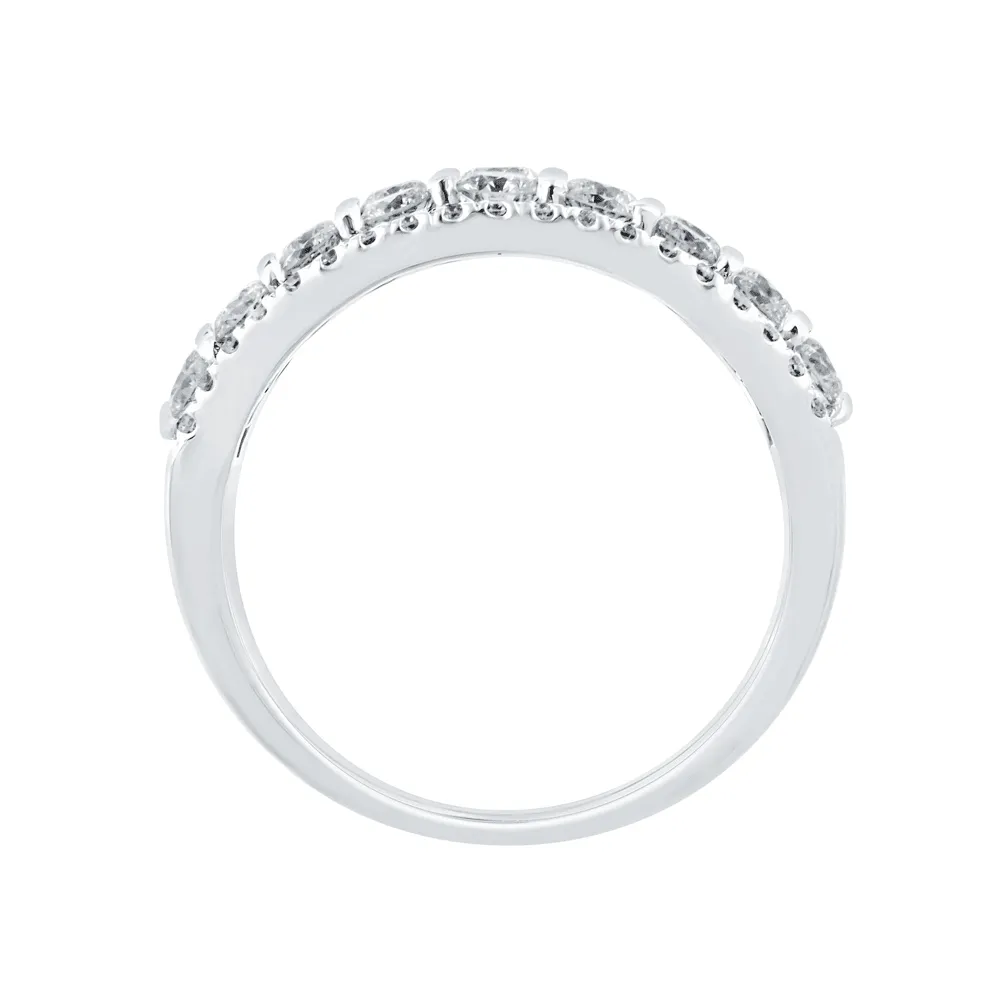 Multi Row Ring with 2.00ct of Laboratory Grown Diamonds in 9ct White Gold