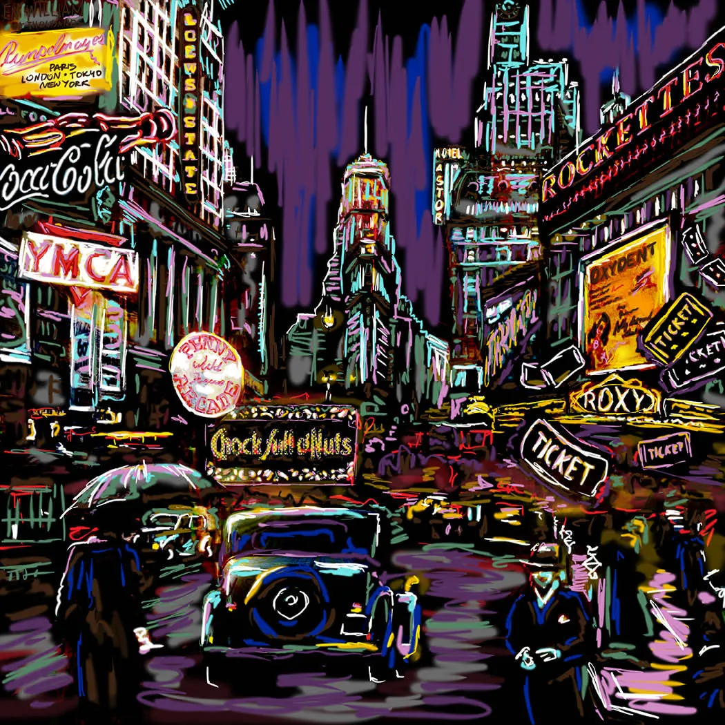 New York City Art, 1930s Era Painting