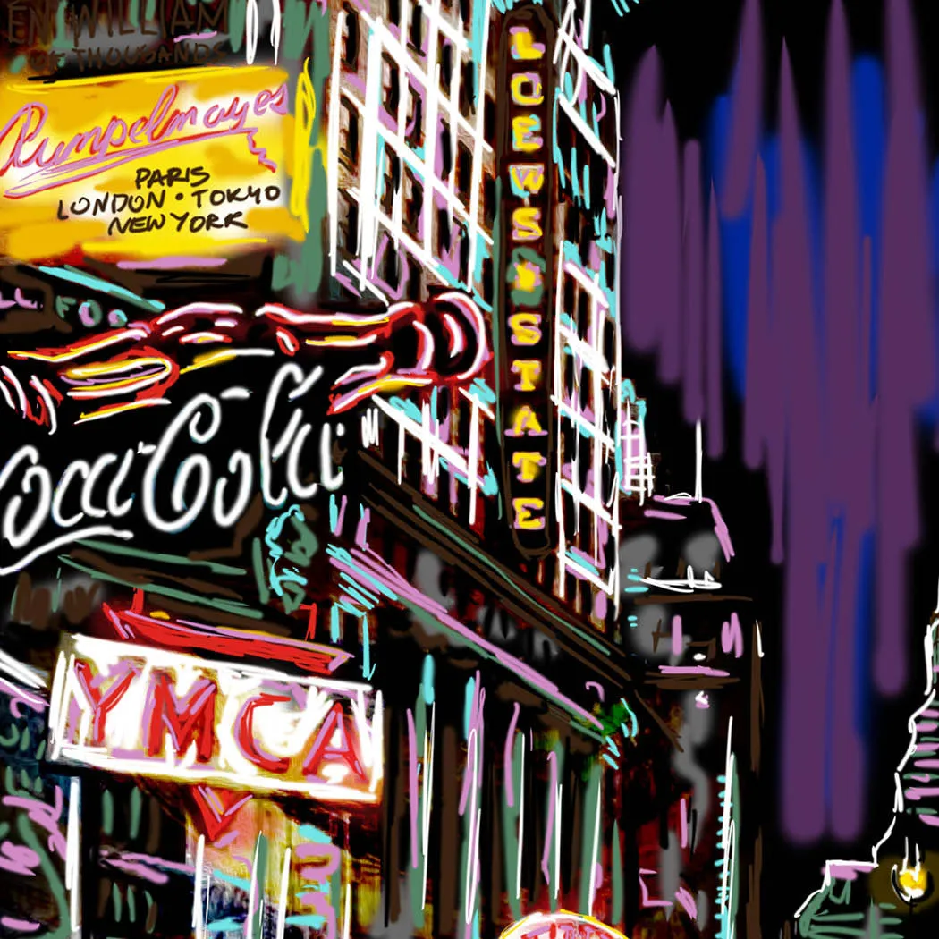 New York City Art, 1930s Era Painting