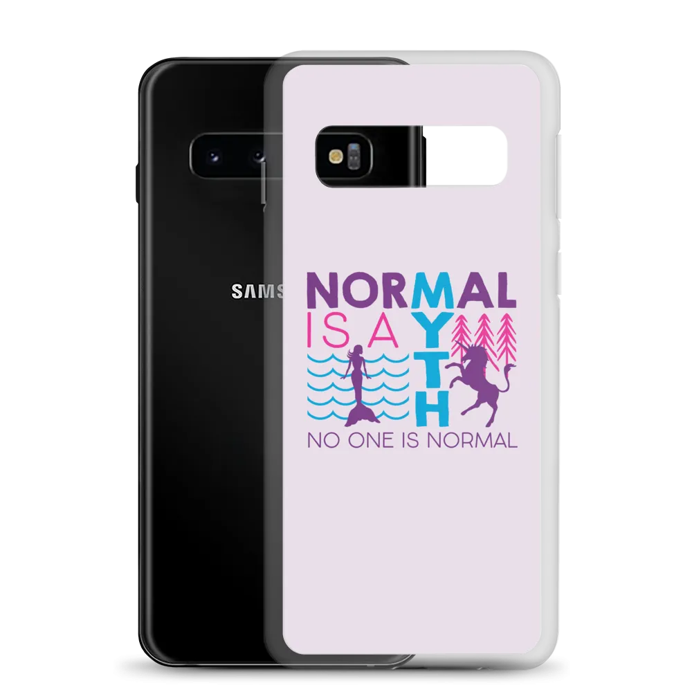 Normal is a Myth (Mermaid & Unicorn) Samsung Case