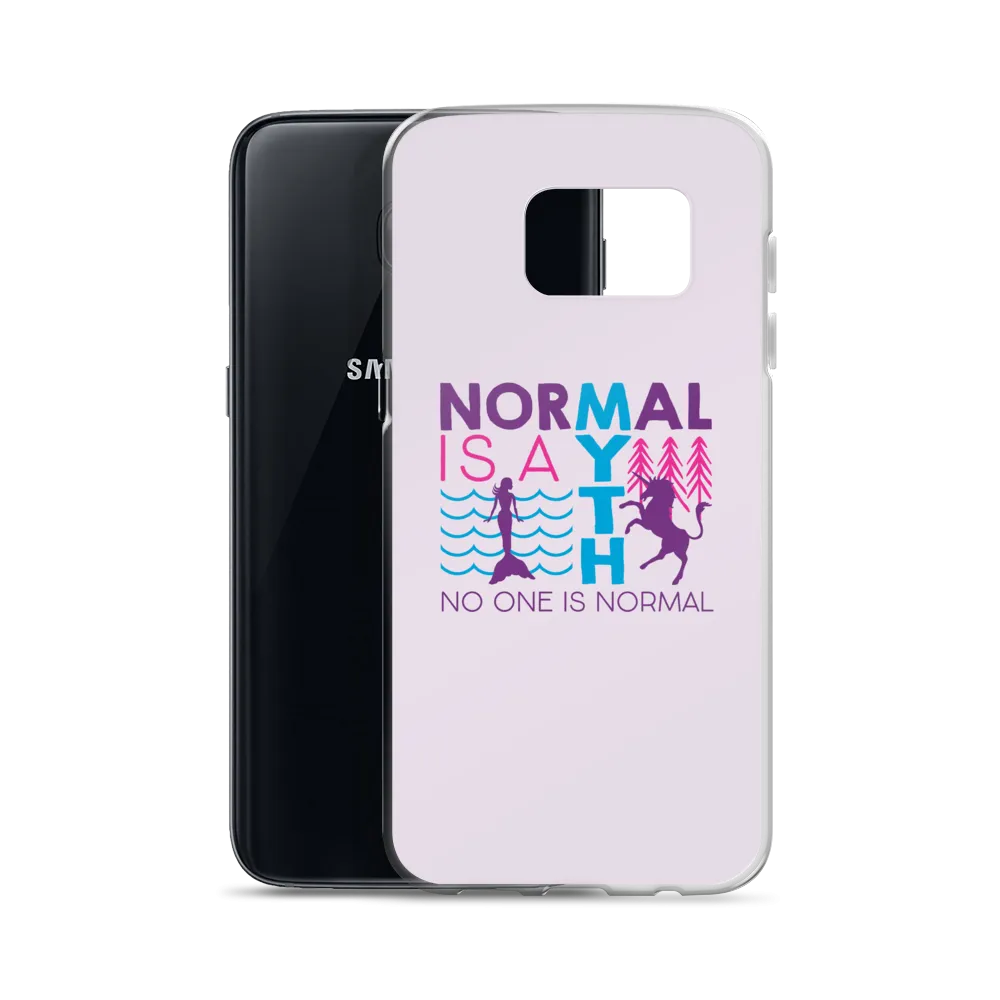 Normal is a Myth (Mermaid & Unicorn) Samsung Case