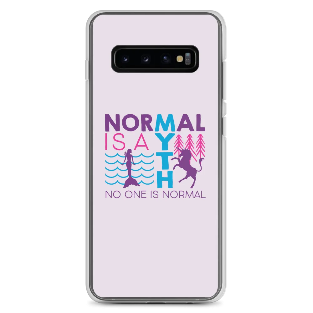 Normal is a Myth (Mermaid & Unicorn) Samsung Case