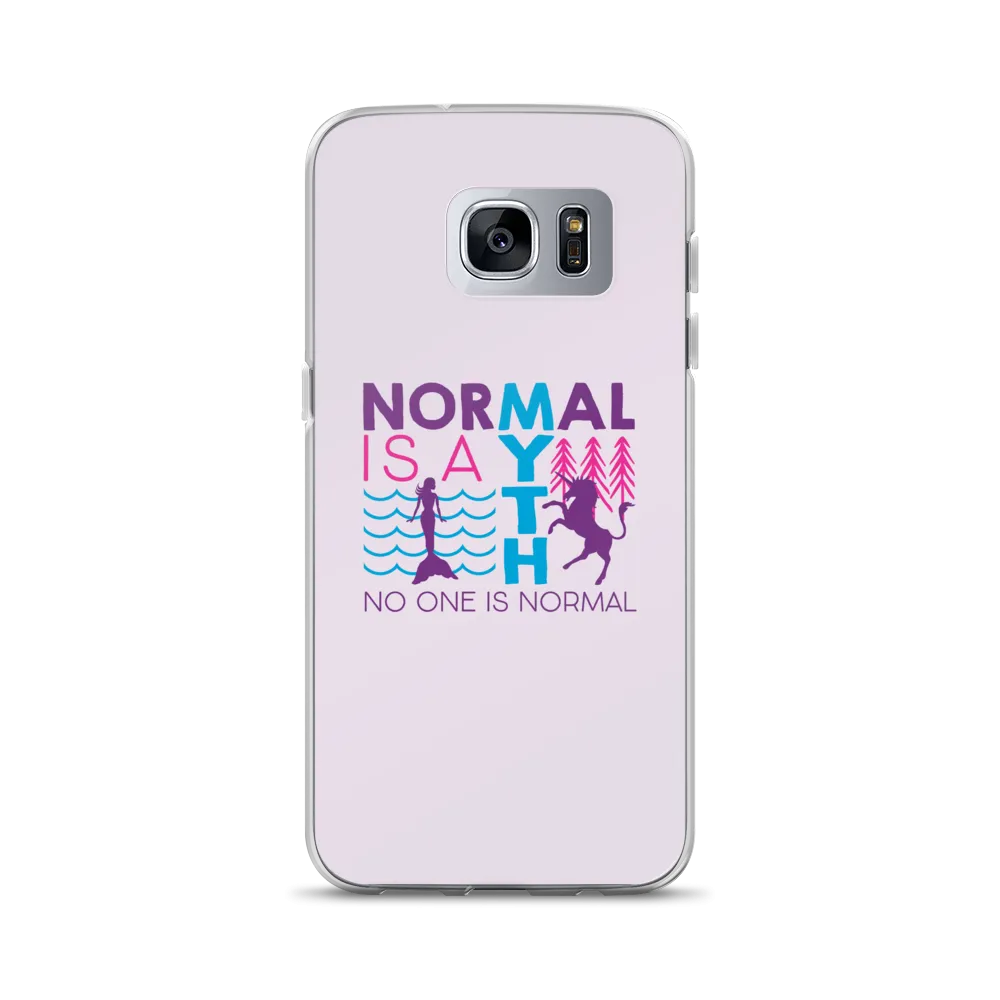 Normal is a Myth (Mermaid & Unicorn) Samsung Case