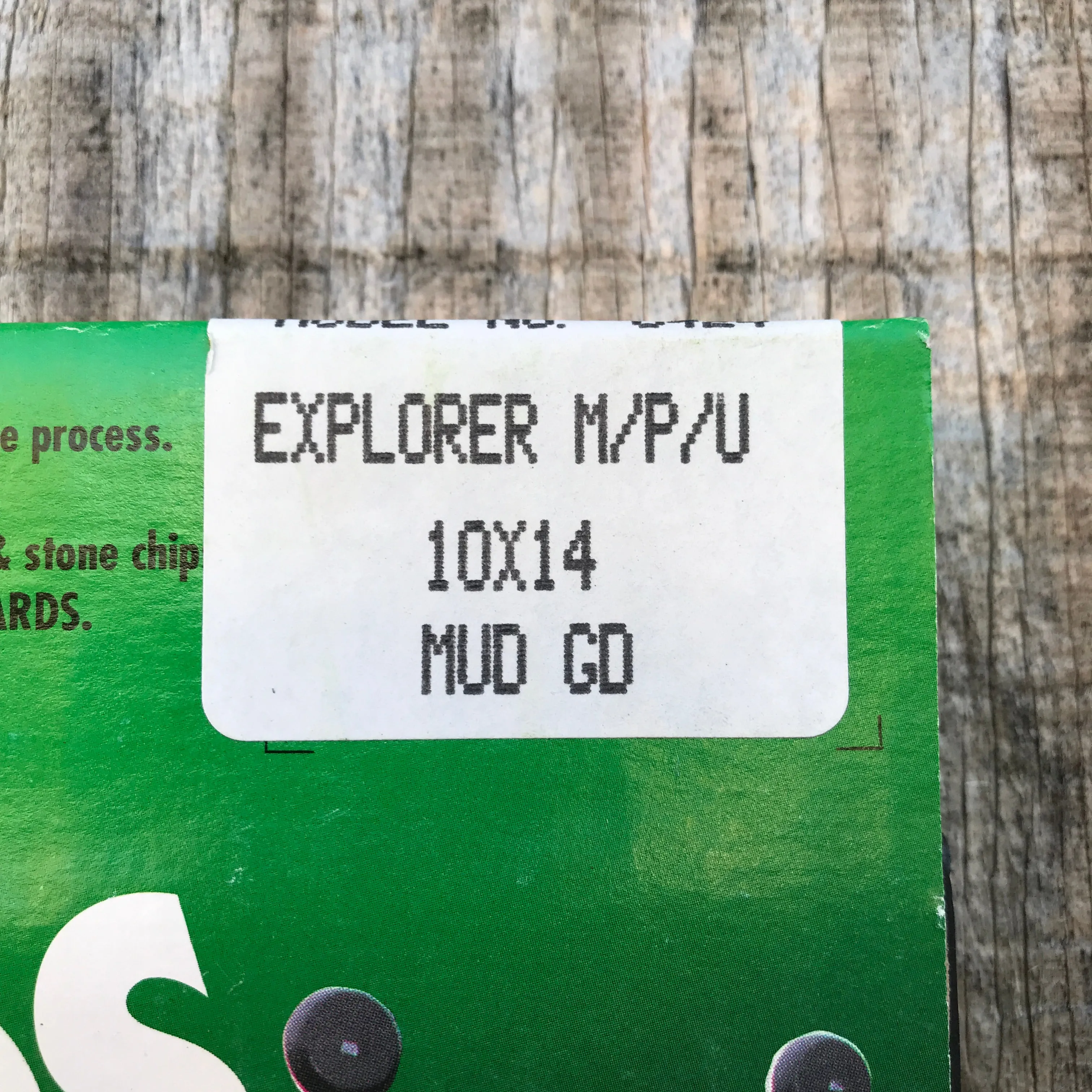 NOS Explorer Mudflaps - Plasticolor 14x10