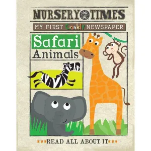 Nursery Times | Crinkly Newspaper | Safari Animals