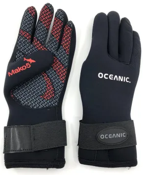 Oceanic Mako Gloves Size Small Only