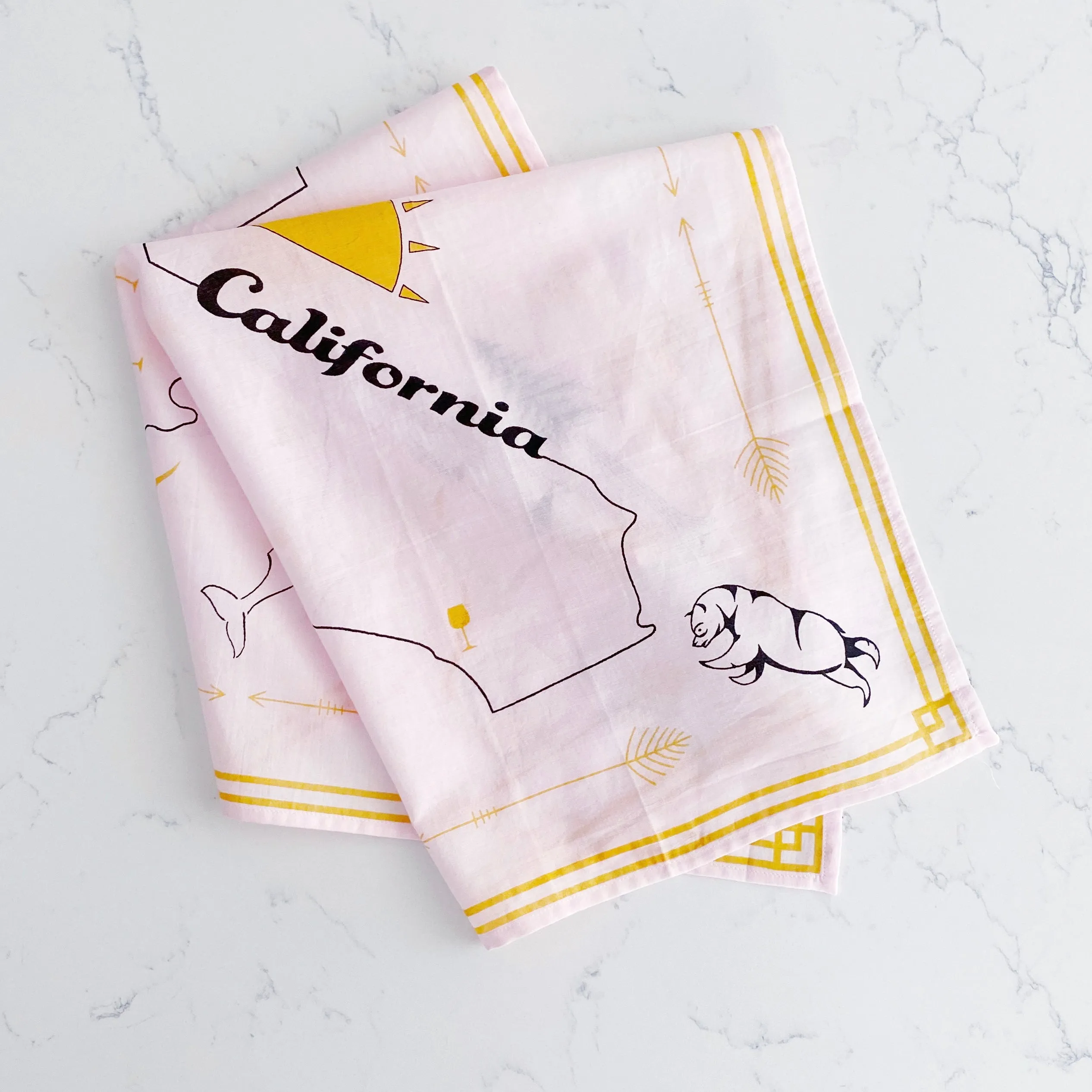 Olive and Poppy California Wine Region Bandana