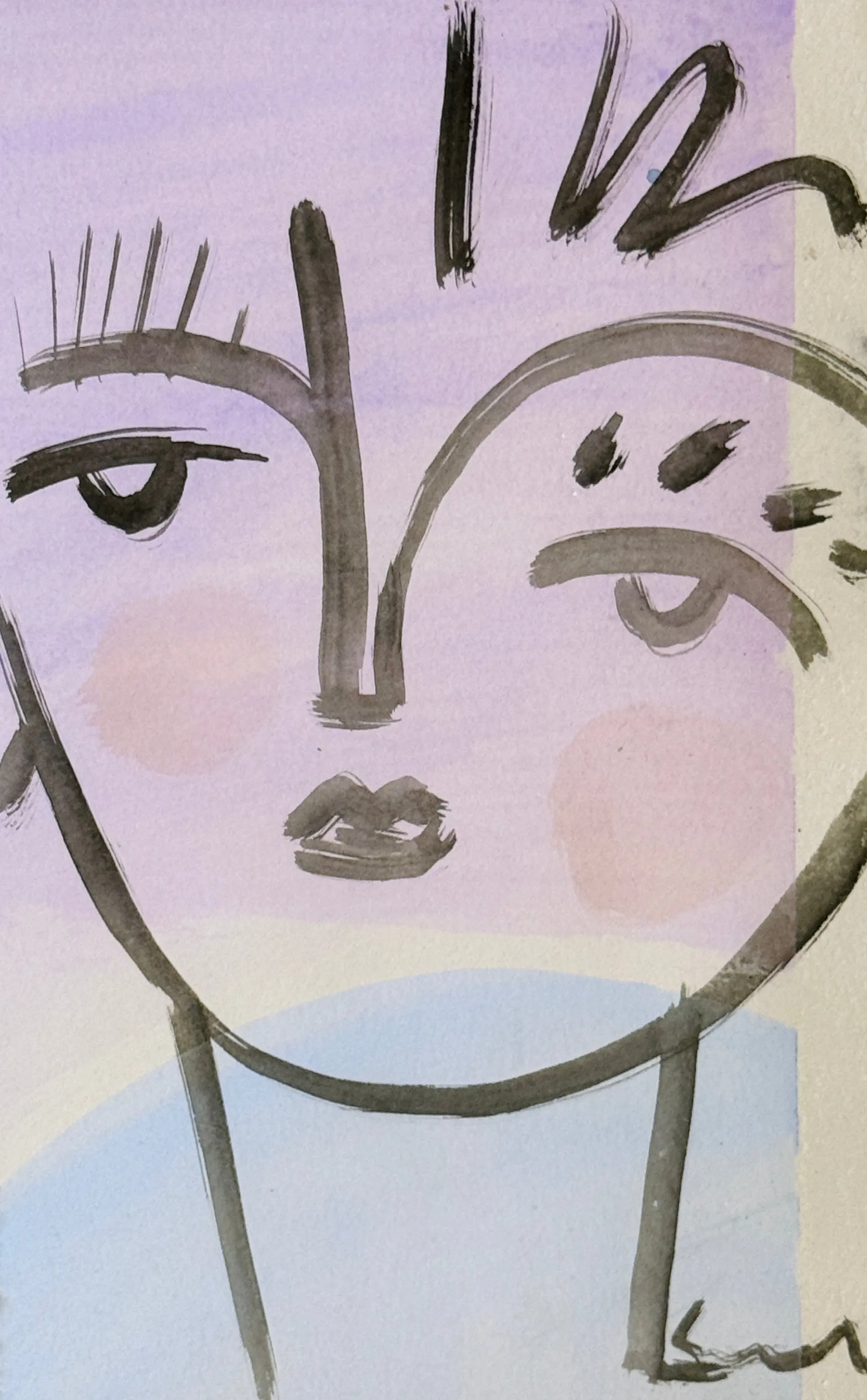 Ombre Face 2 -  8 x 5