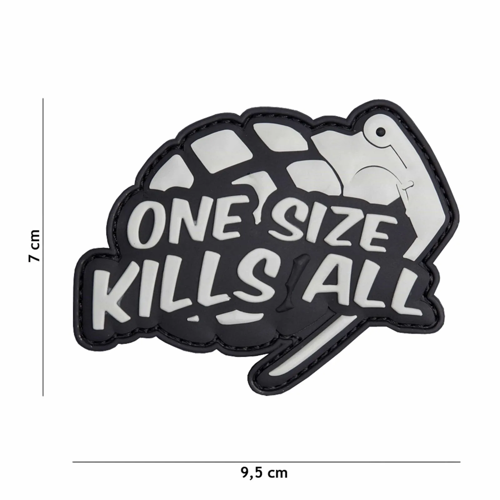 OPS Gear Patch - one size kills all grey