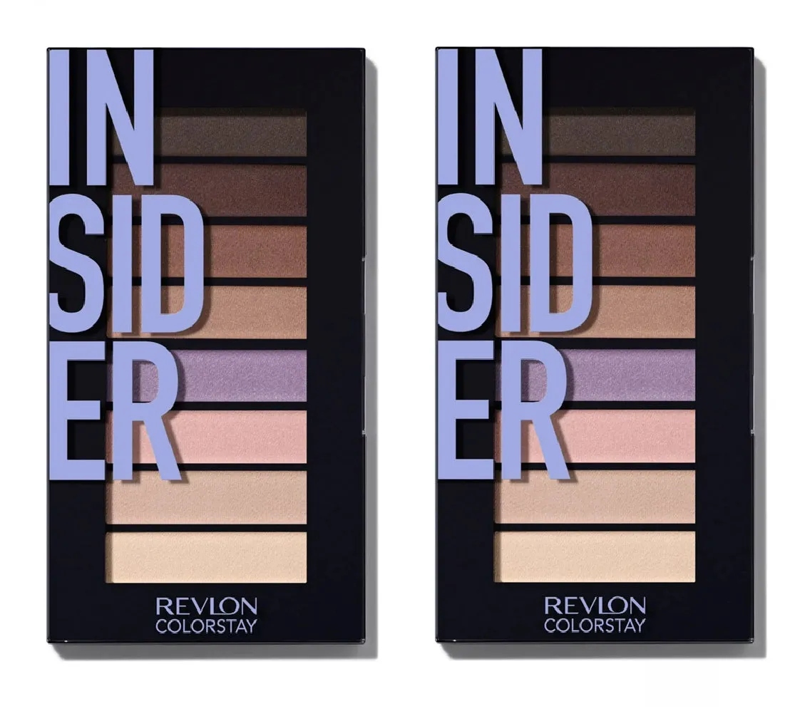 Pack of 2 Revlon Colorstay Looks Book Eye Shadow Palette, Insider 940
