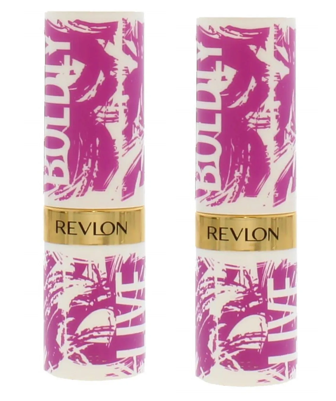 Pack of 2 Revlon Live Boldly Super Lustrous Lipstick, Black Cherry 061