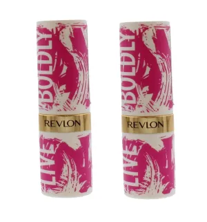 Pack of 2 Revlon Live Boldly Super Lustrous Lipstick, Boss Lady 060