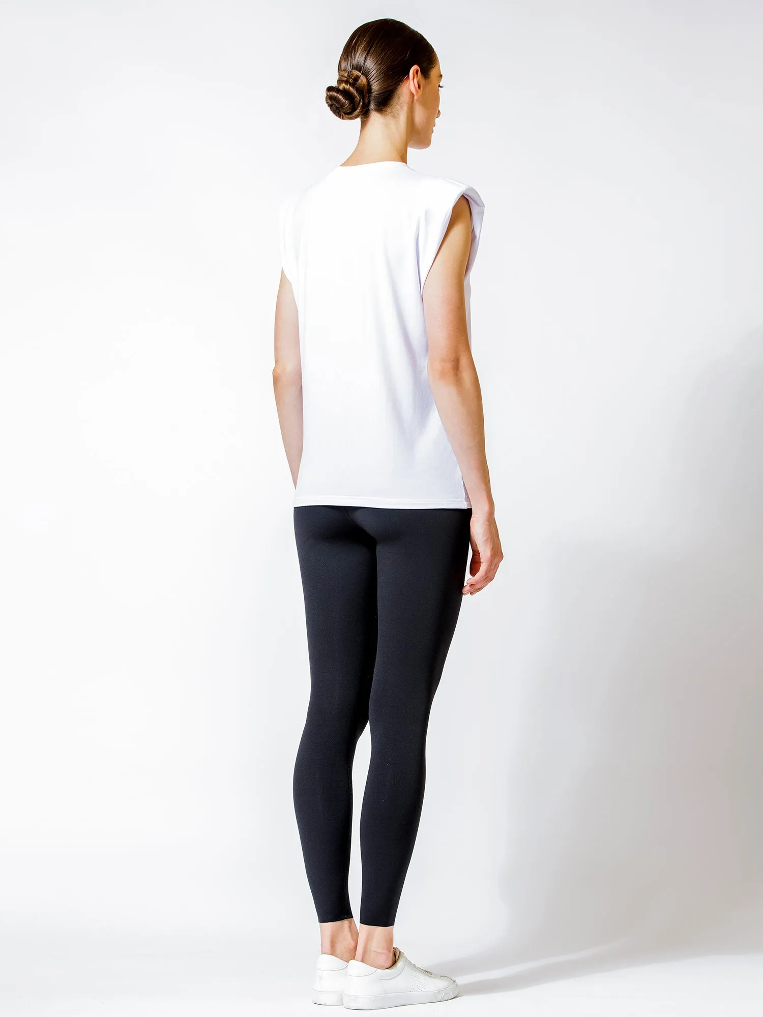 PADDED POWER TANK, WHITE