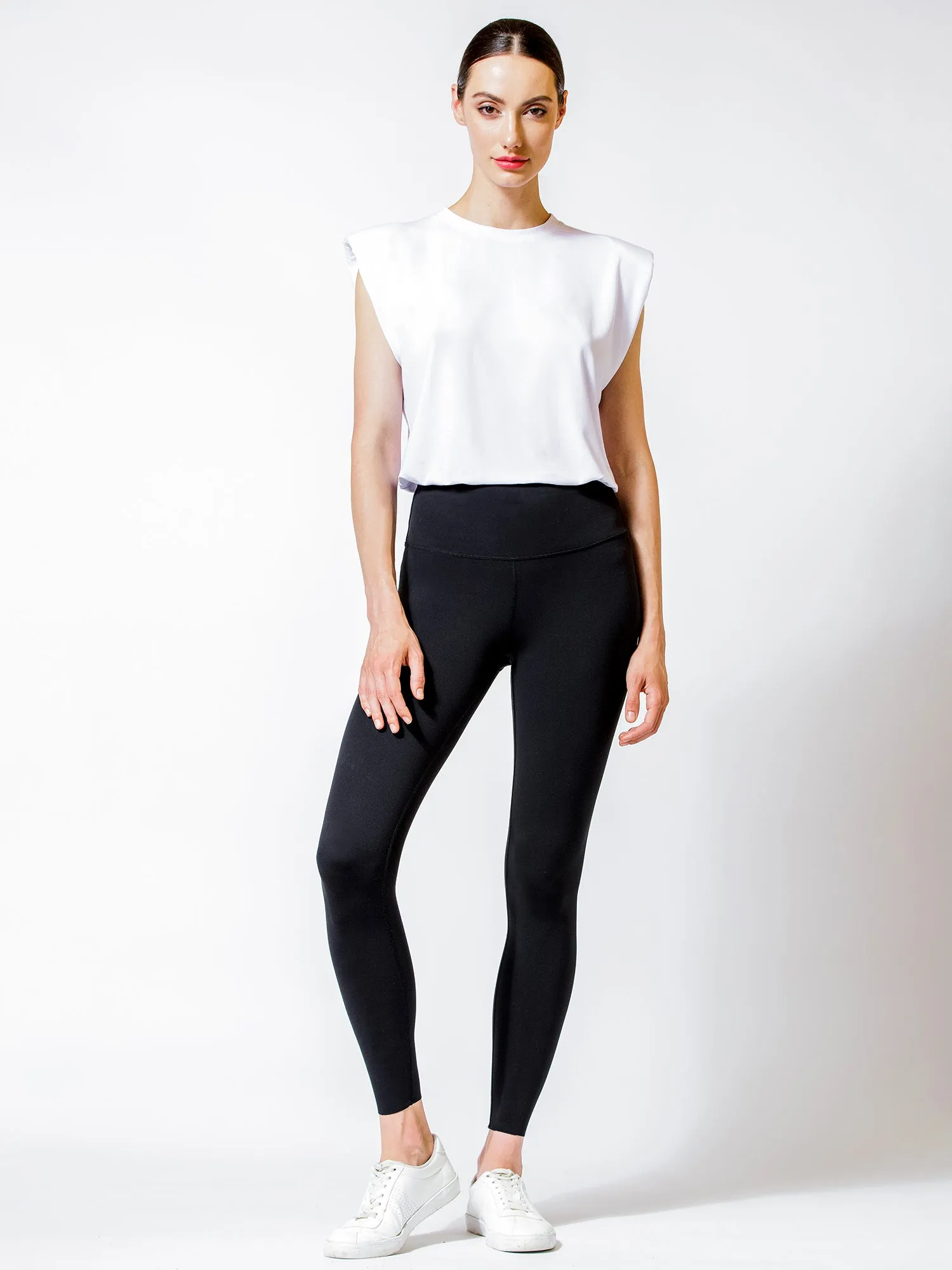 PADDED POWER TANK, WHITE