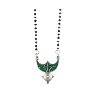 Palash Silver Mangalsutra by MOHA