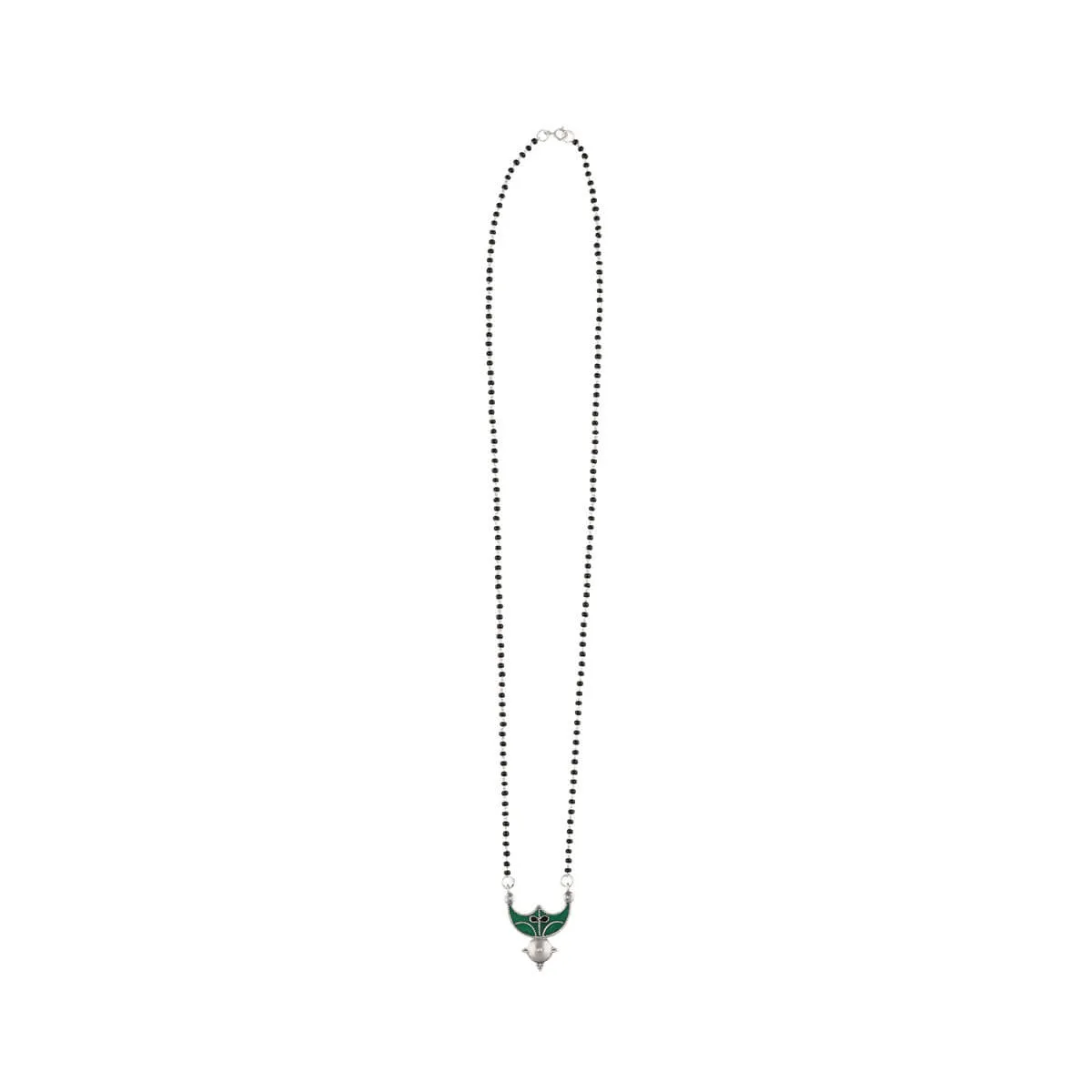 Palash Silver Mangalsutra by MOHA