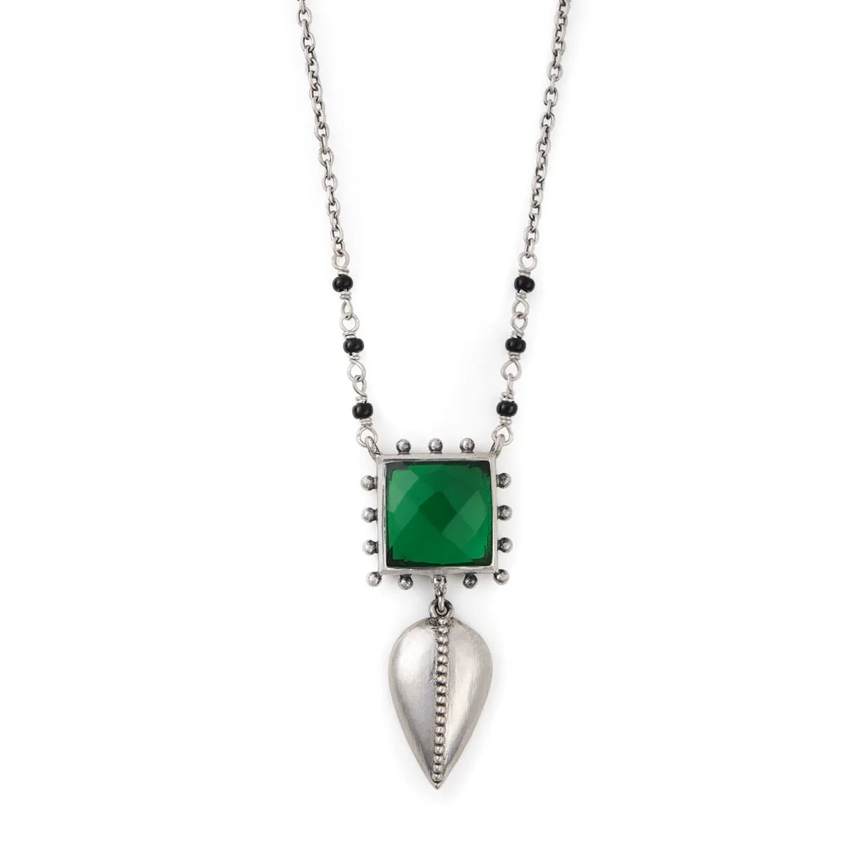 Panna Silver Mangalsutra by MOHA