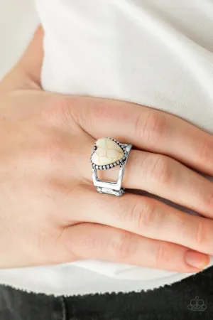 Paparazzi - Rule With Your Heart - White Ring