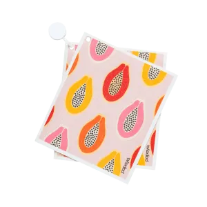 Papaya - Reusable Paper Towels - Mod Papayas 2pk