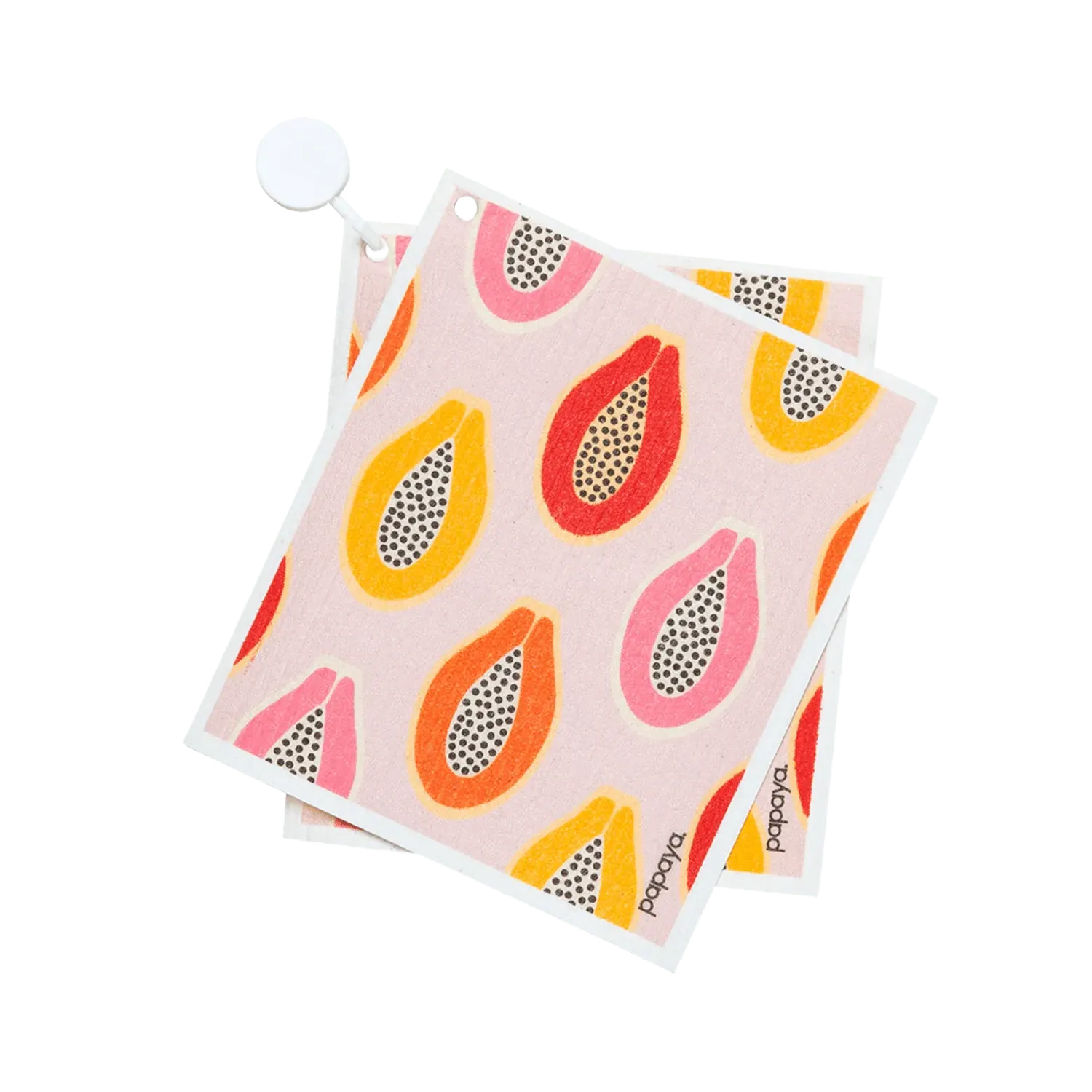 Papaya - Reusable Paper Towels - Mod Papayas 2pk