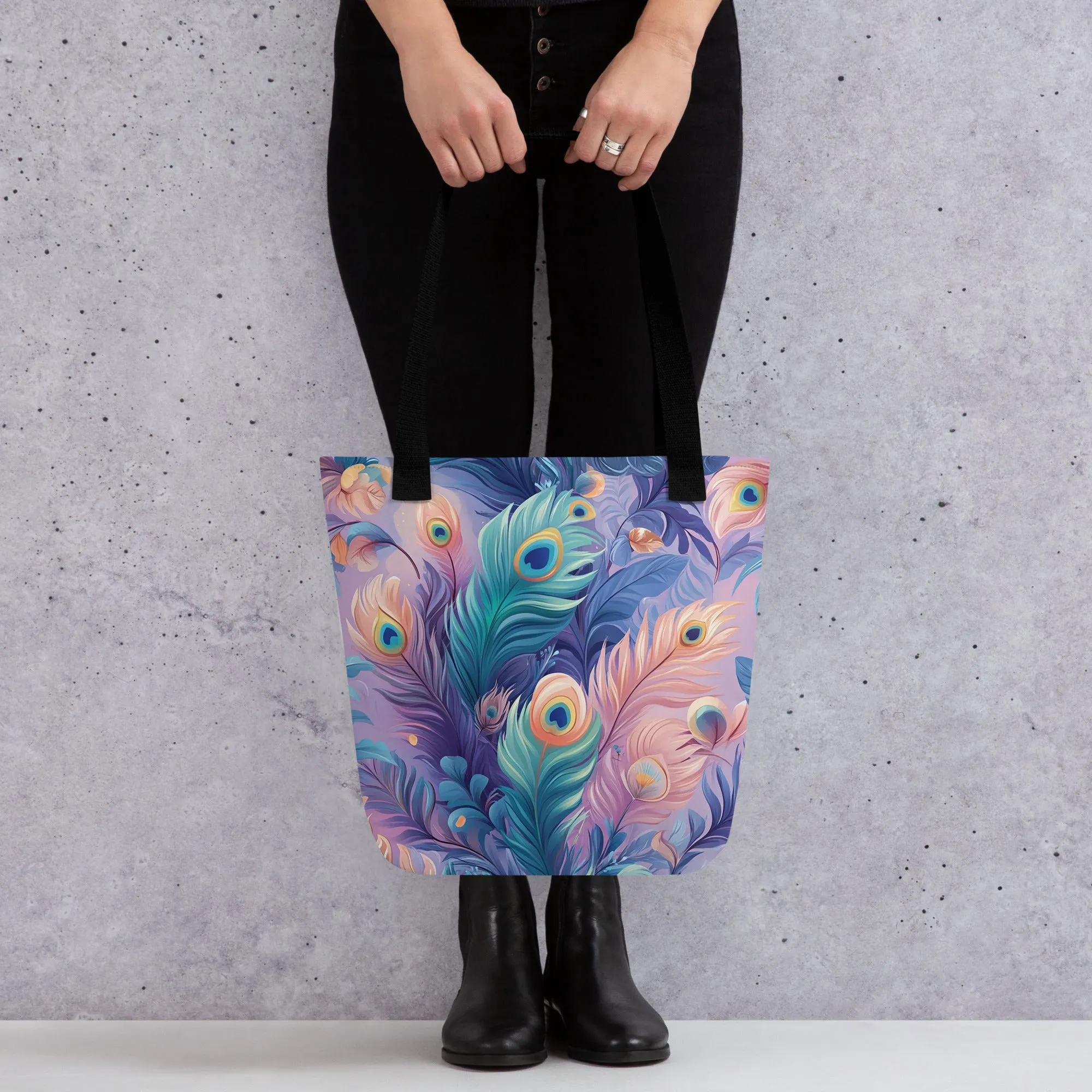 Peacock Feathers - Tote Bag