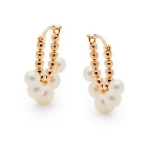 Pearl Darling Hoop Earrings