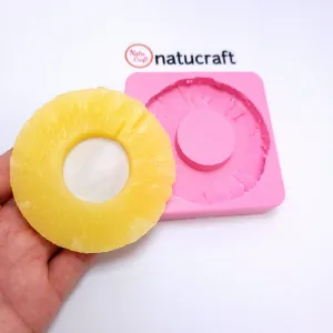 Pineapple slices Silicone Mold Wax mold Resin mold Soap mold Realistic Flexible mold NC022