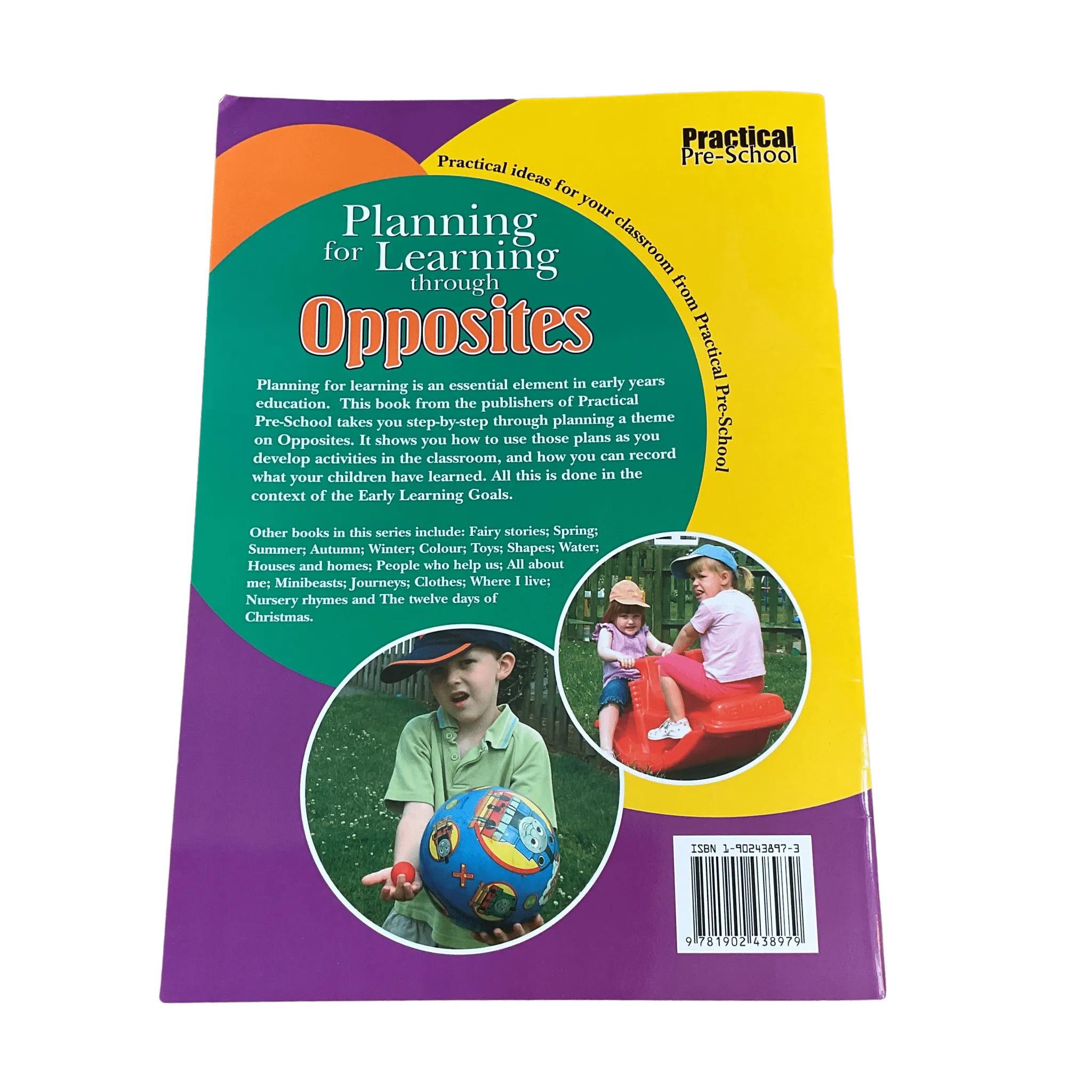 Planning For Learning - Opposites - Paperback