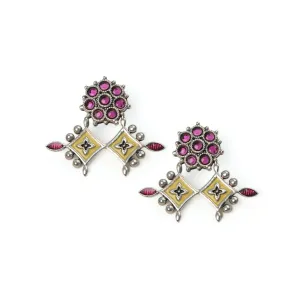 Prakriti Silver Earrings by MOHA