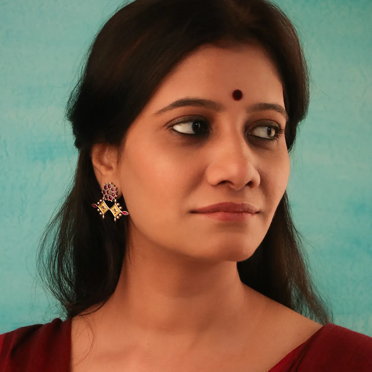 Prakriti Silver Earrings by MOHA