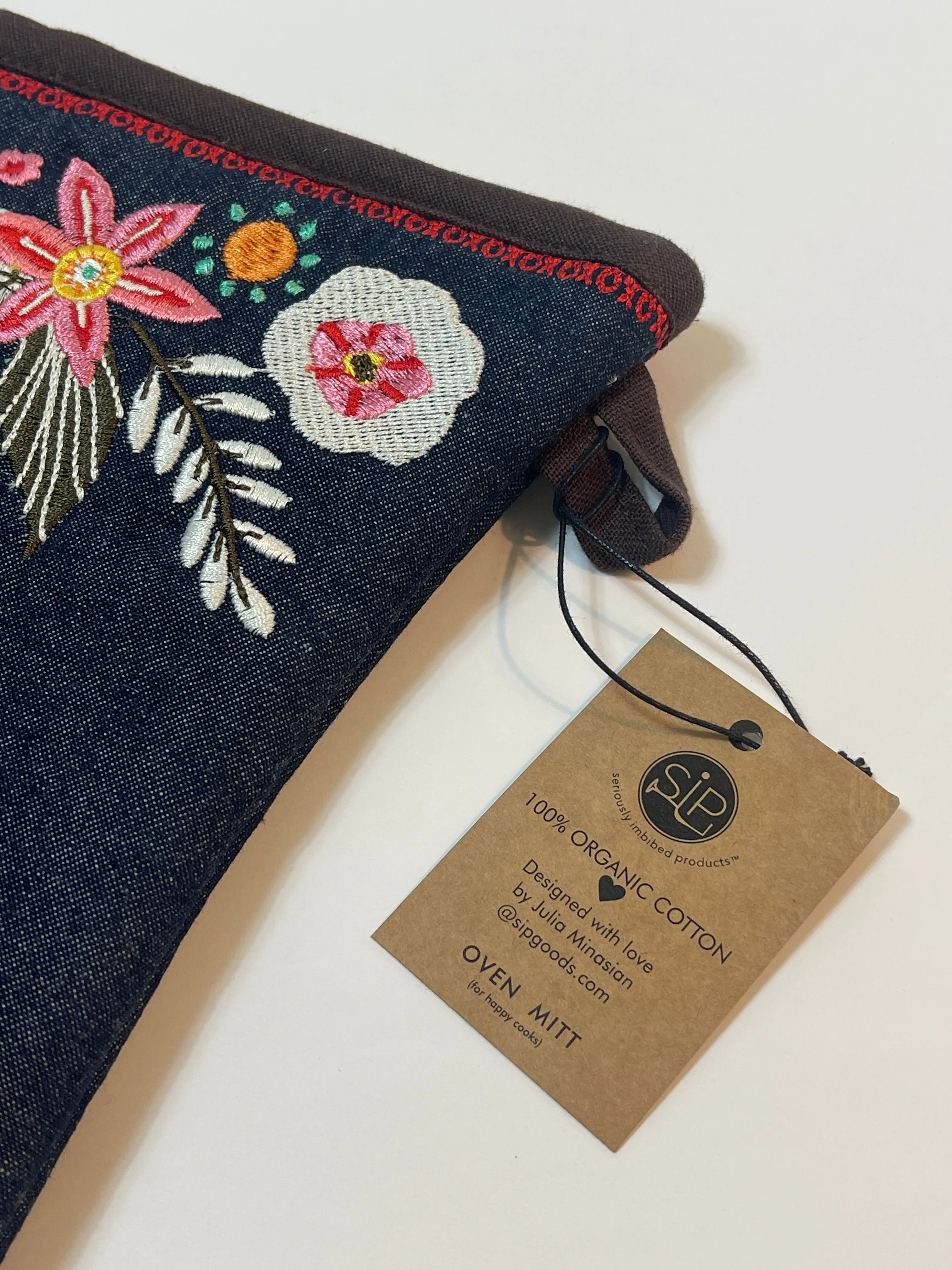 "Solstice" Denim Oven Mitt