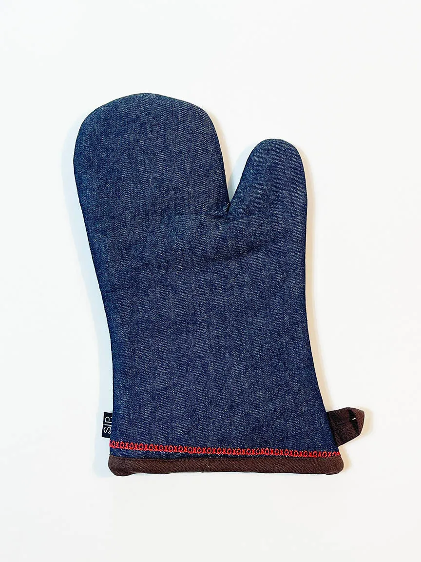 "Solstice" Denim Oven Mitt