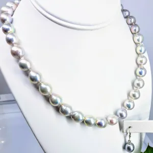 "Stunning Strand" 16" Necklace - Edison Pearls, Sterling