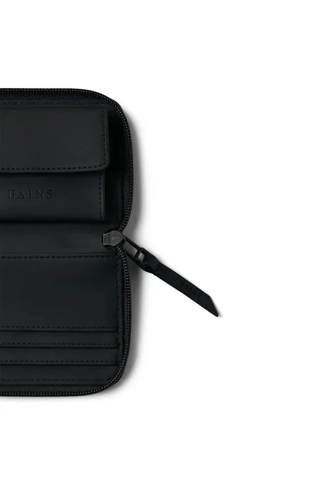 Rains Cartera Small Wallet Negro