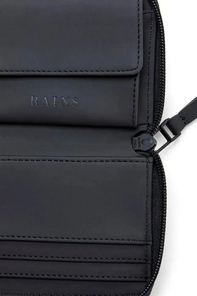 Rains Cartera Small Wallet Negro
