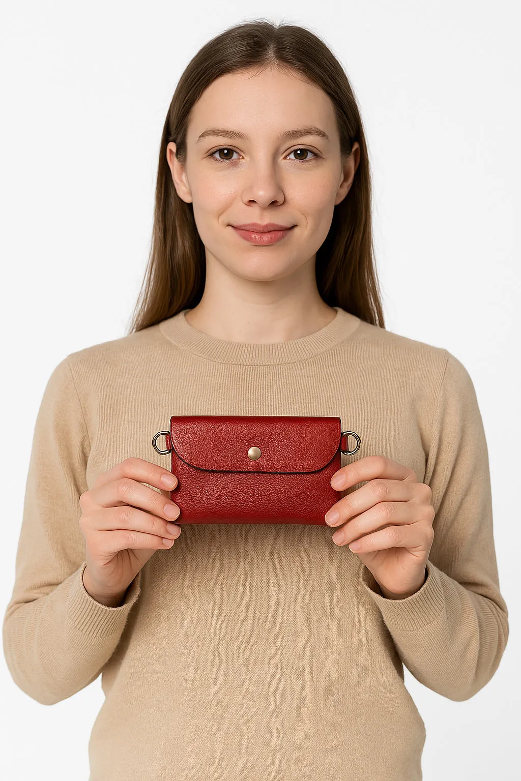 Red Big-Mouth Wallet