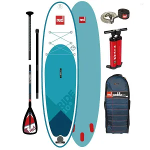 Red Paddle Ride 10'8 Inflatable Paddle Board with Alloy Paddle Package - 2020