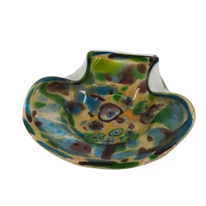 Richly Colored Confetti Murano Dish