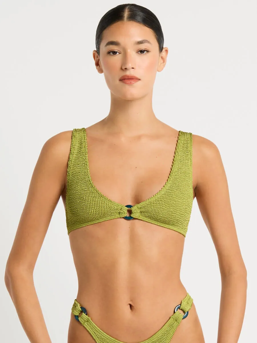 Ring Scout Crop Top in Herbal Shimmer