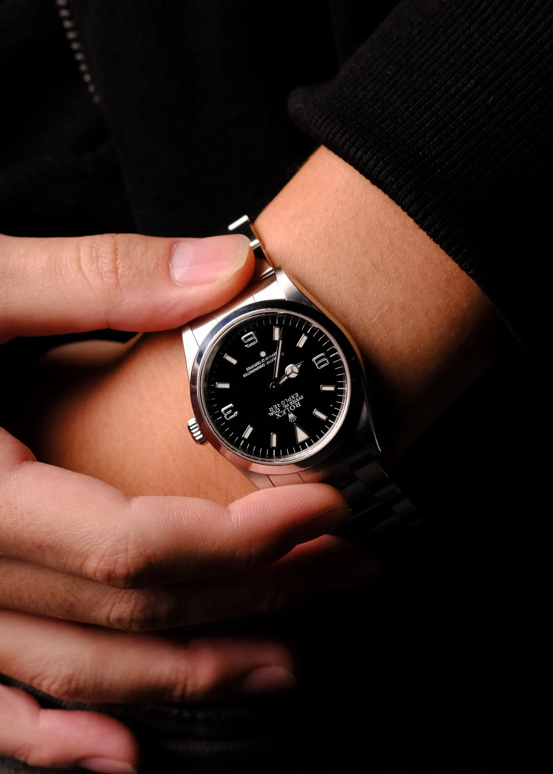 Rolex Explorer i 14270 Unpolished w/Papers - 2000